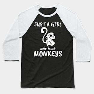 Just A Girl Who Loves Panda Bears Baseball T-Shirt